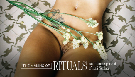 Indian cutie Kali Sudhra shows her monstrous titties while masturbating in a solo - #173829