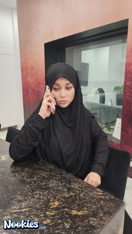 Naughty Arab babe Crystal Rush takes a facial after naughty POV sex - #80154