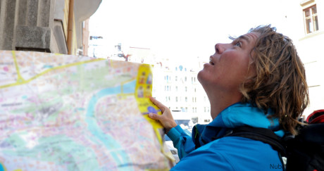 Brunette pornstar babe Alexis Crystal seduces a traveler and gets drilled hard - #234992