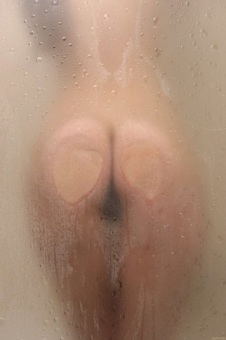 Babe with small melons and amazing behind Cecelia flaunts her bush in the shower - #146484