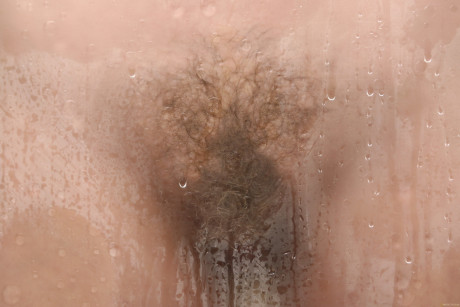 Babe with small melons and amazing behind Cecelia flaunts her bush in the shower - #146486