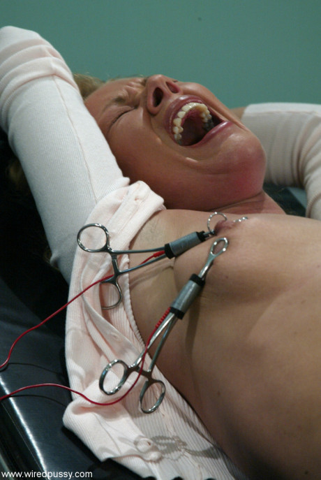 Blondy Trina getting bound and pounded by nurse Chanta-Rose & her colleague - #145979