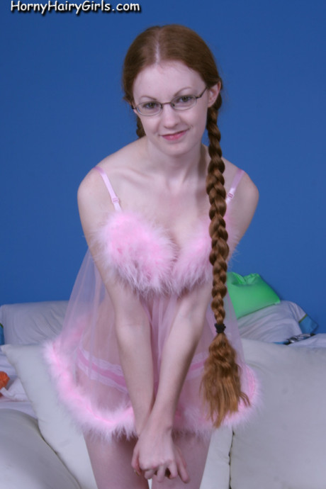 Redheaded ladies Nicole & Autumn eating each other's hairy pussies - #116941