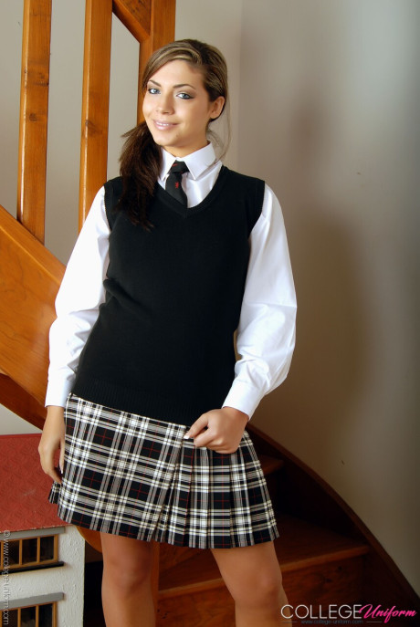 College Uniform featuring Samantha Buxton undressed Images - #151319