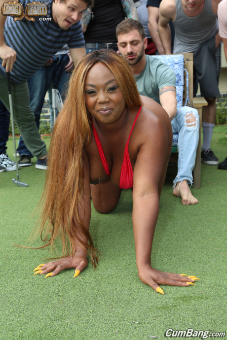 Black nympho with a huge ass Jayden Starr loves an outdoor IR swingers party - #69322