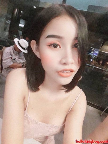 Lovely asian ladyboy Nancy posing in various cute outfits in her compilation - #149968
