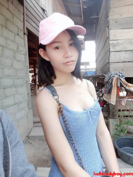 Lovely asian ladyboy Nancy posing in various cute outfits in her compilation - #149972