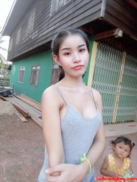 Lovely asian ladyboy Nancy posing in various cute outfits in her compilation - #149974