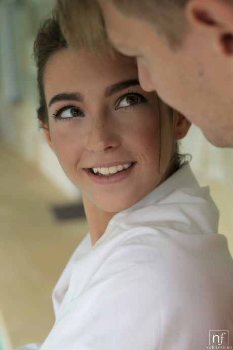 Beautiful teen Tera Link gets her yummy cunt licked out, boned & spunked