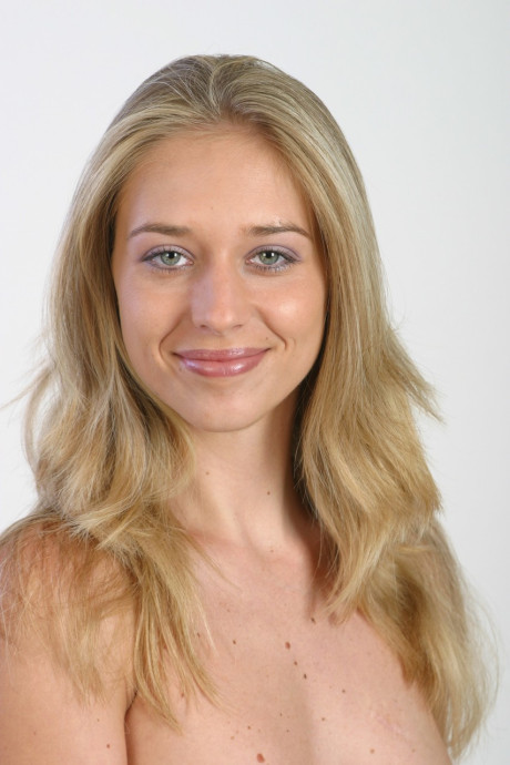 Blonde teens Lucy and Lucie tease together with their small titties and asses - #212824