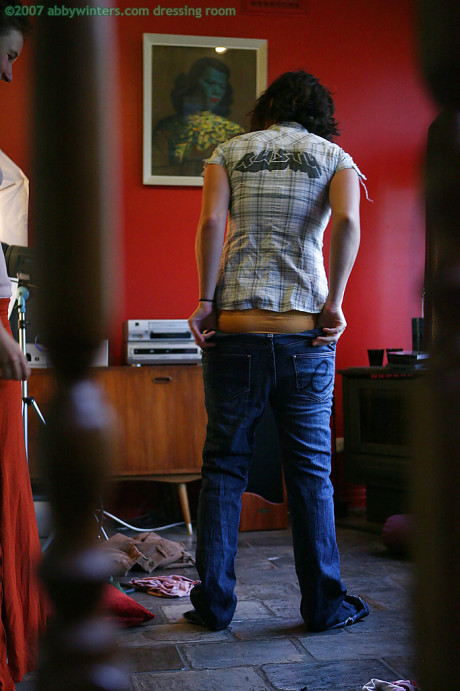 Hidden tape camera secretly records two undressed girls kissing - #190287