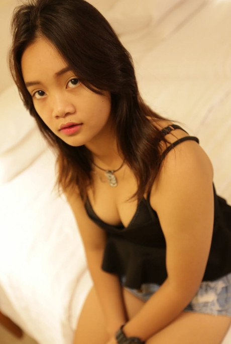Pretty asian babe Apple P shows her bushy cunt while enjoying POV sex - #321316