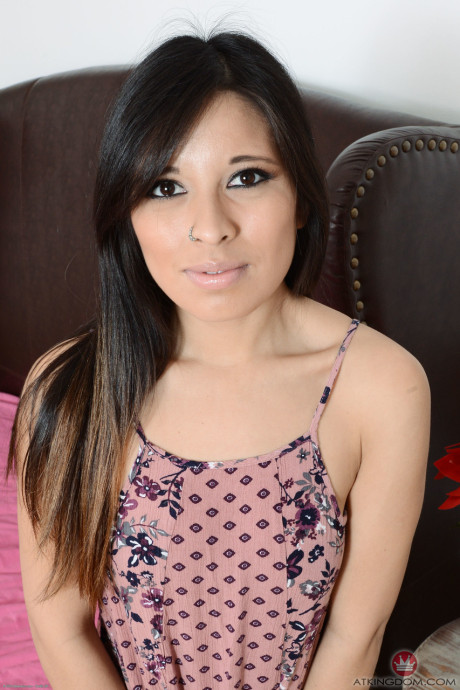 Horny hispanic Jasmine Gomez shows her curves and rubs her lovely twat - #277421