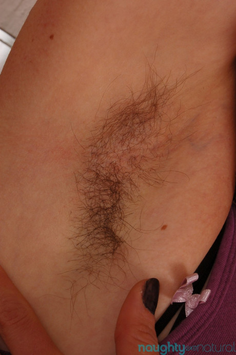 Dirty amateur Tanya unveils her hairy armpits and twat in a solo striptease - #154892