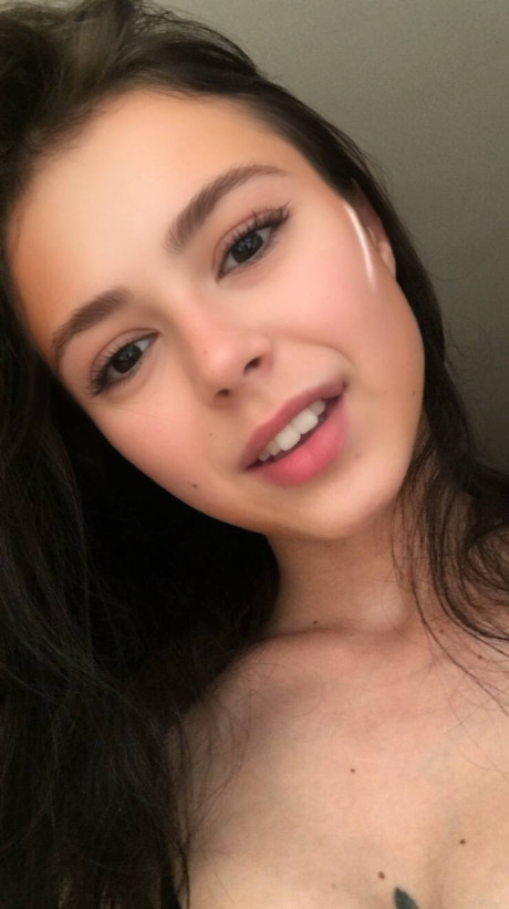 Pretty charming brunette young Molly Lo changes into a Wednesday Adams look - #110384