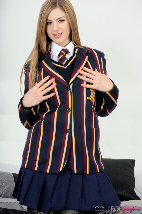 College Uniform starring Stella Cox naked Pictures - #83909
