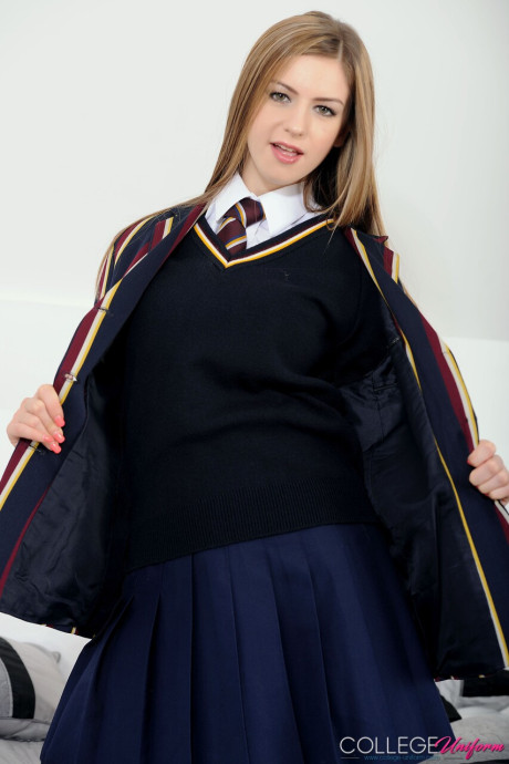 College Uniform starring Stella Cox naked Pictures - #83911