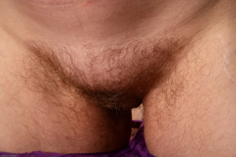 Mature woman Magnolia releases her furry twat from lace underwear - #127328