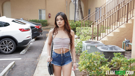 Breathtaking babysitter XxLayna Marie gets boned and facialed perfectly - #156797