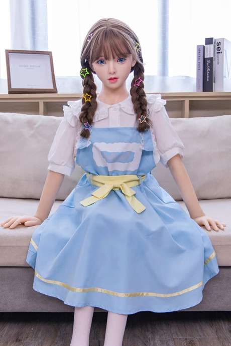 Adorable girl girlfriend lady next door doll with braided pigtails gets nude in white hosiery - #302106
