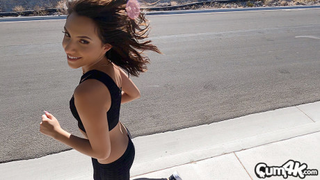 Blondy Chloe Temple shows her sperm cunt while loving hardcore sex - #196493