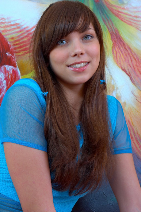 Brunette amateur teen Olesya unveils her body and plays with a toy - #316624
