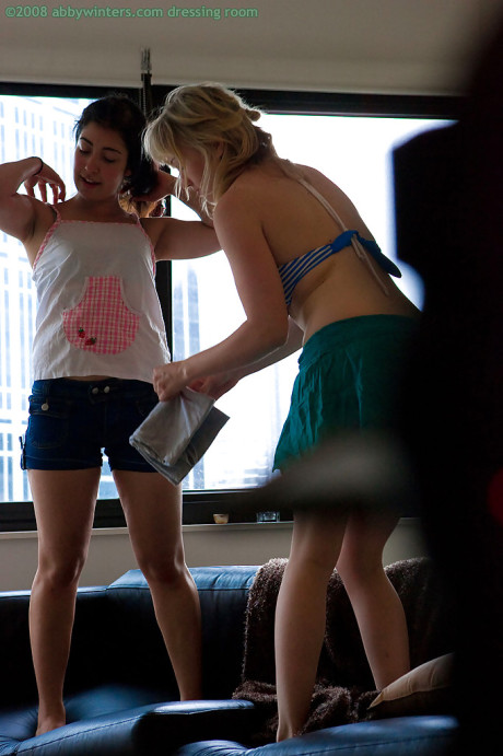 Spy cam catches two dykes getting dressed after whore girlfriend woman on bitch gf chick sex session - #213582