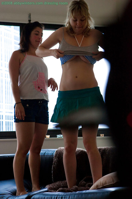 Spy cam catches two dykes getting dressed after whore girlfriend woman on bitch gf chick sex session - #213584