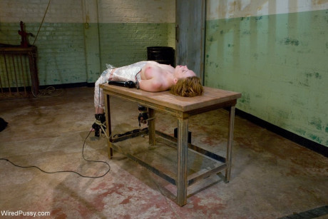 Asian lezdom DragonLily dominates nylon-wrapped slave lady girlfriend broad Marie McCray - #308926