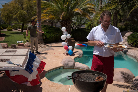 American ex-wife Monique Alexander gets caught by her fiance fucking a sweet man - #232362