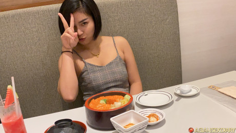 Beautiful lovely chinese babe Toei B teases in a fine tight dress and gets a dicking - #249342