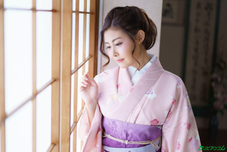 Beautiful asian MILF Mirei Imada tastes a meat and male butt before sex - #200260