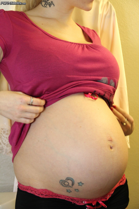Pregnant blondie with huge titties Haley Cummings gets rammed by Ryan Madison - #82045