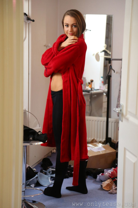 Sultry amateur models posing in exotic underwear at the photoshoot - #202953