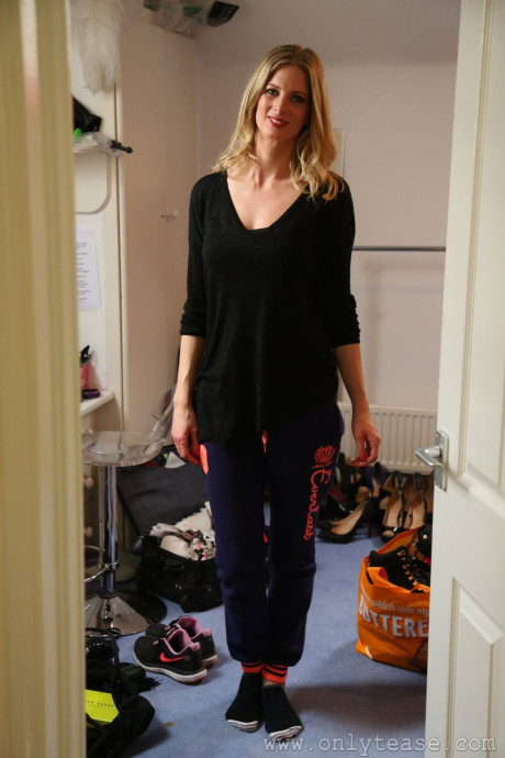 Sultry amateur models posing in exotic underwear at the photoshoot - #202964