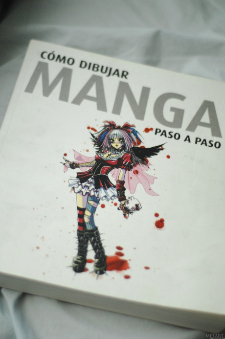 Thin teenie Estelle K gets undressed in fingerless gloves while reading a Manga book - #201703