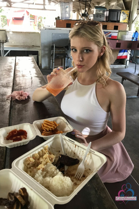 Girlfriend Amanda Riley shows her humongous boobies & snatch in public in a compilation - #37338