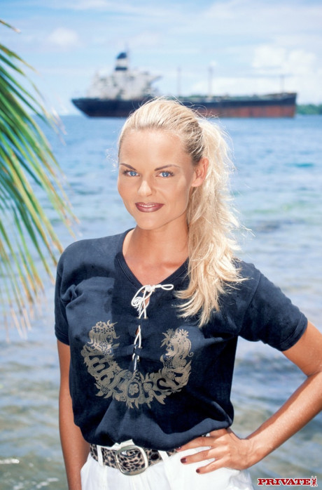 Charming Danish MILF Katja Kean poses fully dressed & naked in various locations - #177329