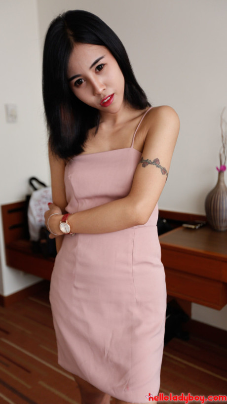 Fine lovely chinese lady boy Nene unveils her rock-hard dick and gives a POV bj - #241667