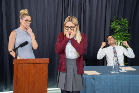 Schoolgirl Abella Danger and hot teacher Kit Mercer suck each other's snatch - #291665