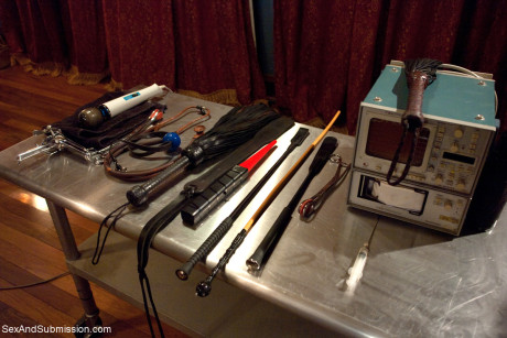 Submissive babe Elise Graves gets her vagina stretched and her mouth plowed - #238909