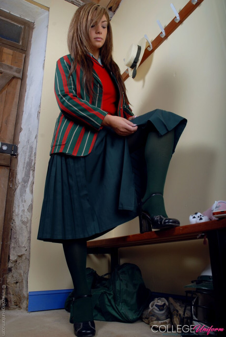 College Uniform featuring Samantha Buxton naked Pictures - #224101