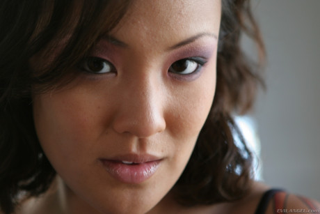 Tattooed chinese pornstar fooling around with some nasty sex toys - #221505