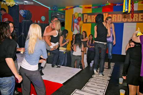 Bawdy sluts making out and fucking with well-hung males at the nasty party - #134029