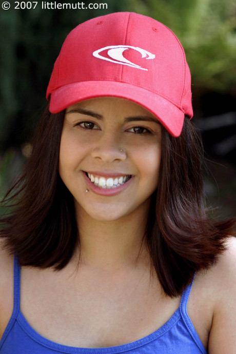 Young teen amateur Aleta creams her bald cunt while getting undressed in sports socks - #253621