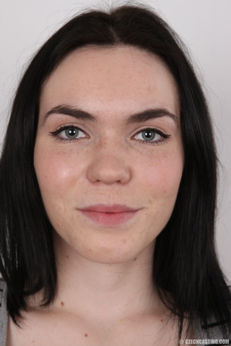 Amateur Petra has perky boobies and gigantic nipples photographed for a casting call - #188482