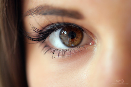 Sexy young skank gf lady Little Caprice shows off chunky open cunt in extreme closeups - #215643