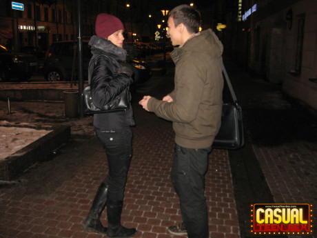 Skinny teenie Irina Bruni enjoying hardcore sex with her hung stepbrother - #281688