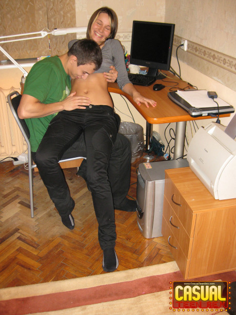 Skinny teenie Irina Bruni enjoying hardcore sex with her hung stepbrother - #281691