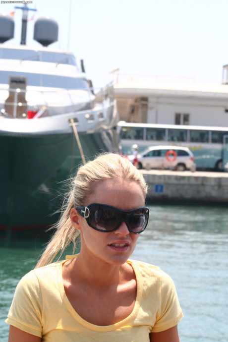 Pretty teen sluts are followed in public places by a creepy voyeur - #289189